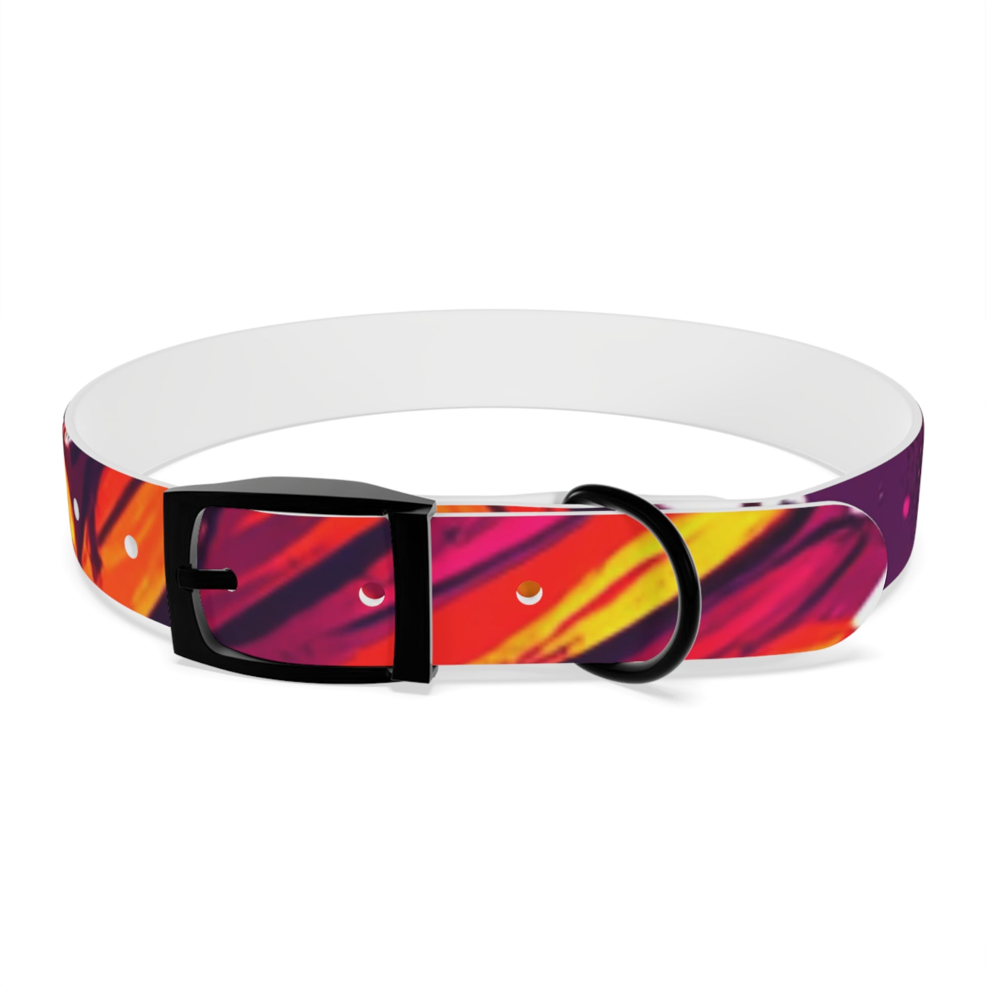 Vibrant Abstract Dog Collar, Colorful Pet Accessory for Dogs, Stylish Dog Gear, Fun Pet Collar, Gift for Dog Lovers