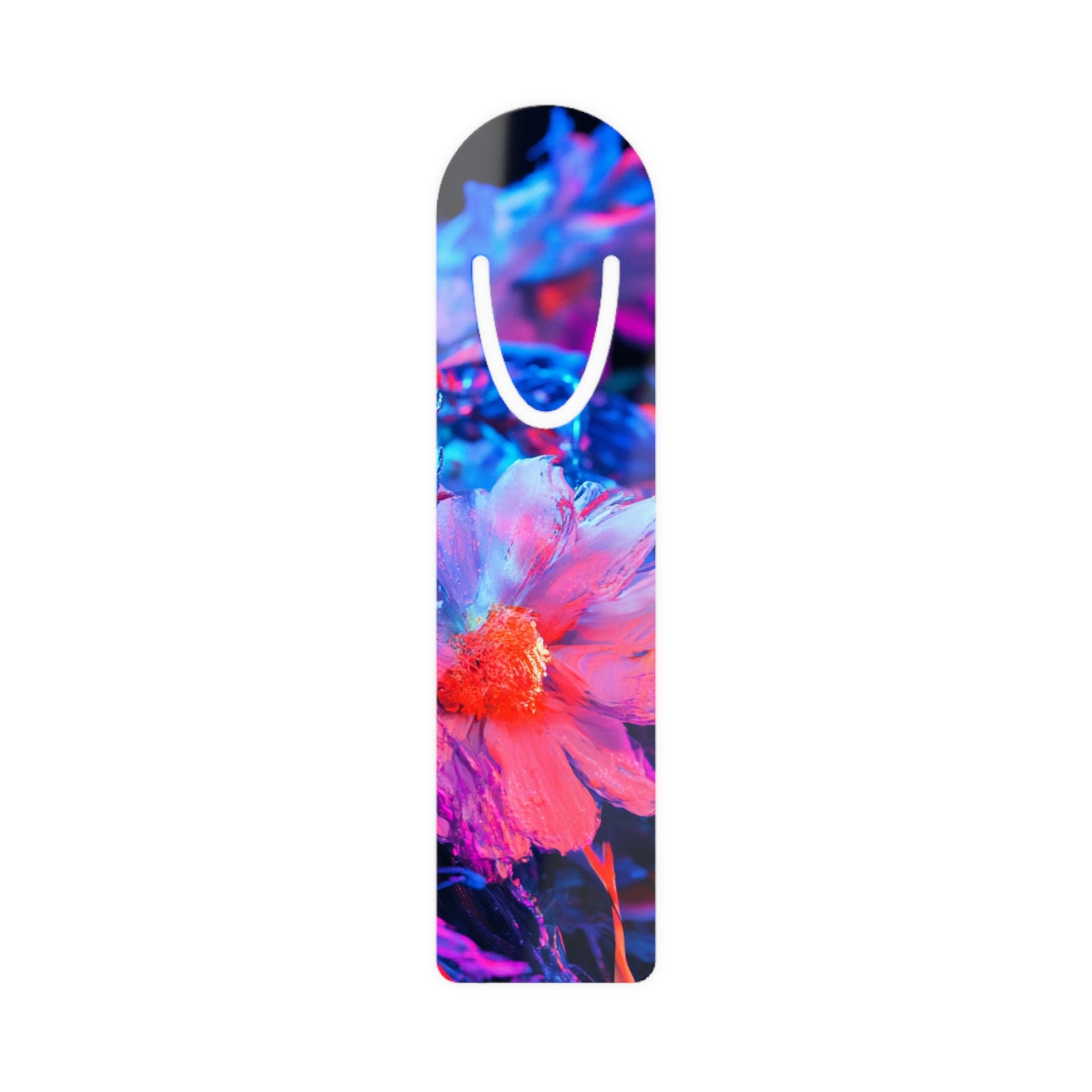 Colorful Floral Bookmark, Vibrant Bookmark, Flower Book Mark, Gift for Readers, Decorative Bookmarks, Journaling Accessories