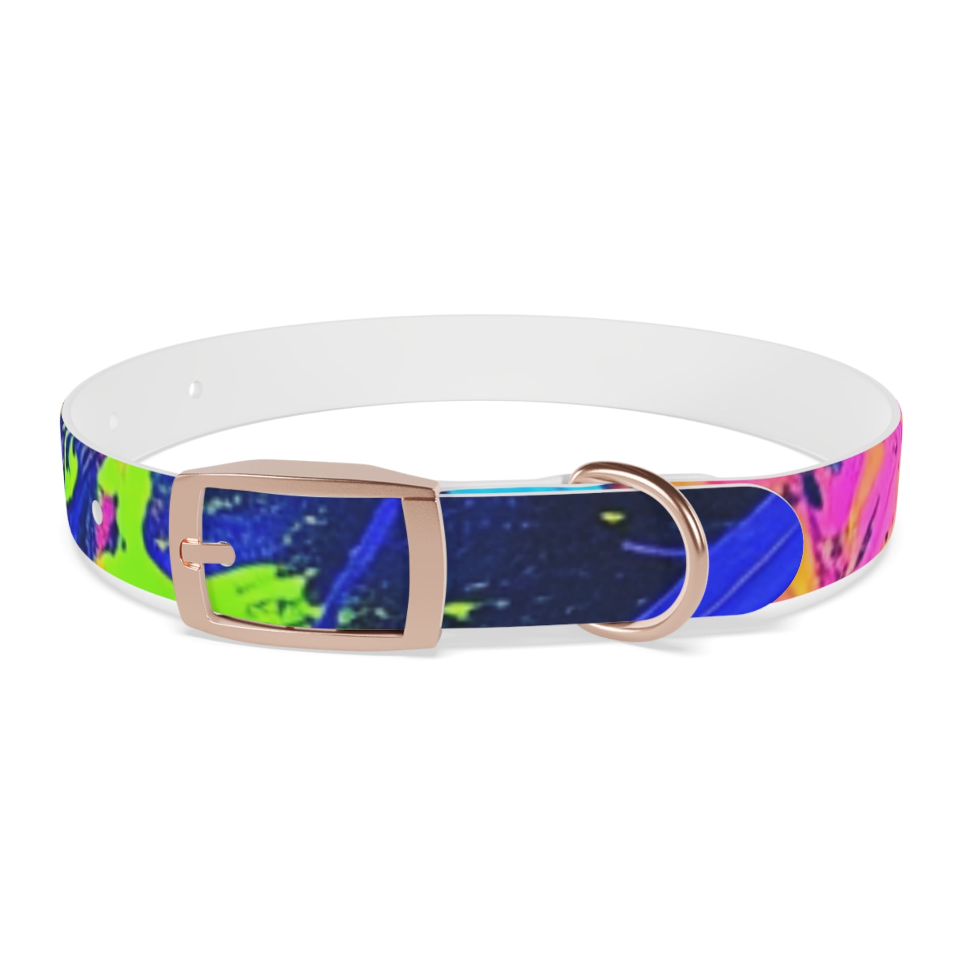 Vibrant Dog Collar - Adjustable Pet Accessory, Colorful Pet Collar for Small and Large Dogs, Fun Dog Gear, Unique Dog Gift, Pet Fashion
