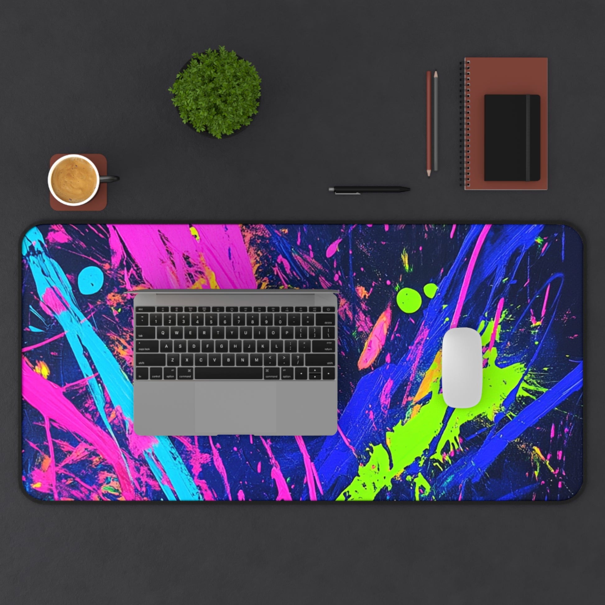 Vibrant Abstract Desk Mat, Colorful Office Decor, Gamer Desk Pad, Modern Workspace Accessory, Unique Gift for Students, Home Office [...]