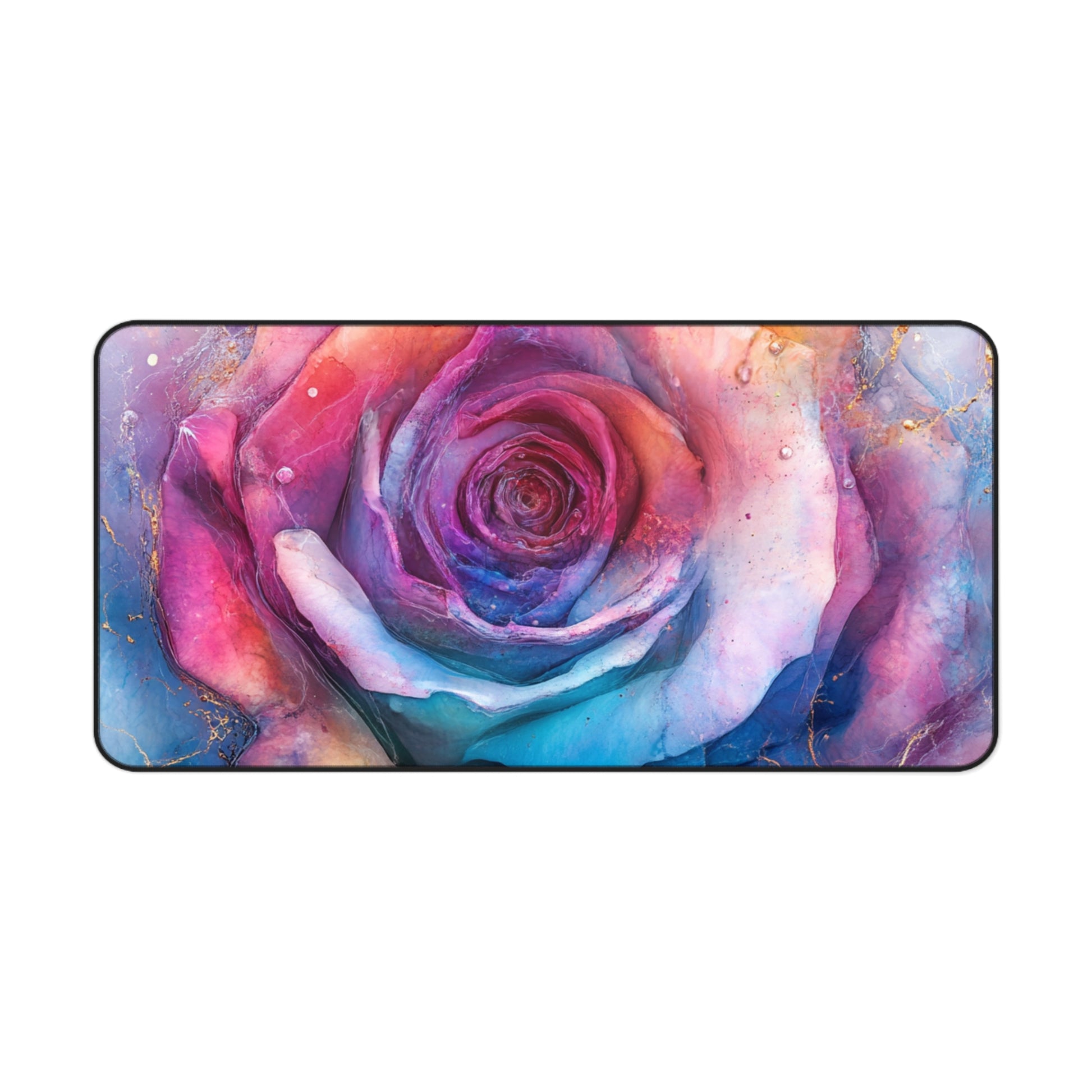Vibrant Floral Desk Mat, Home Office Décor, Gamer Mouse Pad, Gift for Her, Desk Accessories
