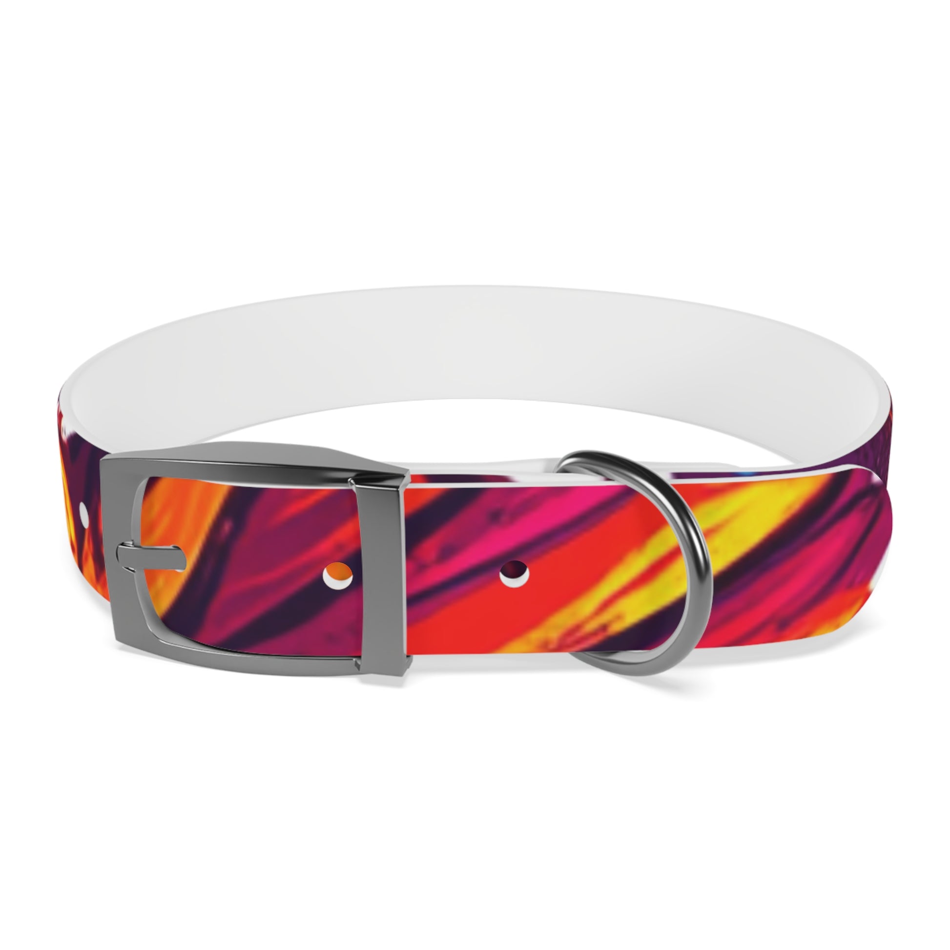 Vibrant Abstract Dog Collar, Colorful Pet Accessory for Dogs, Stylish Dog Gear, Fun Pet Collar, Gift for Dog Lovers