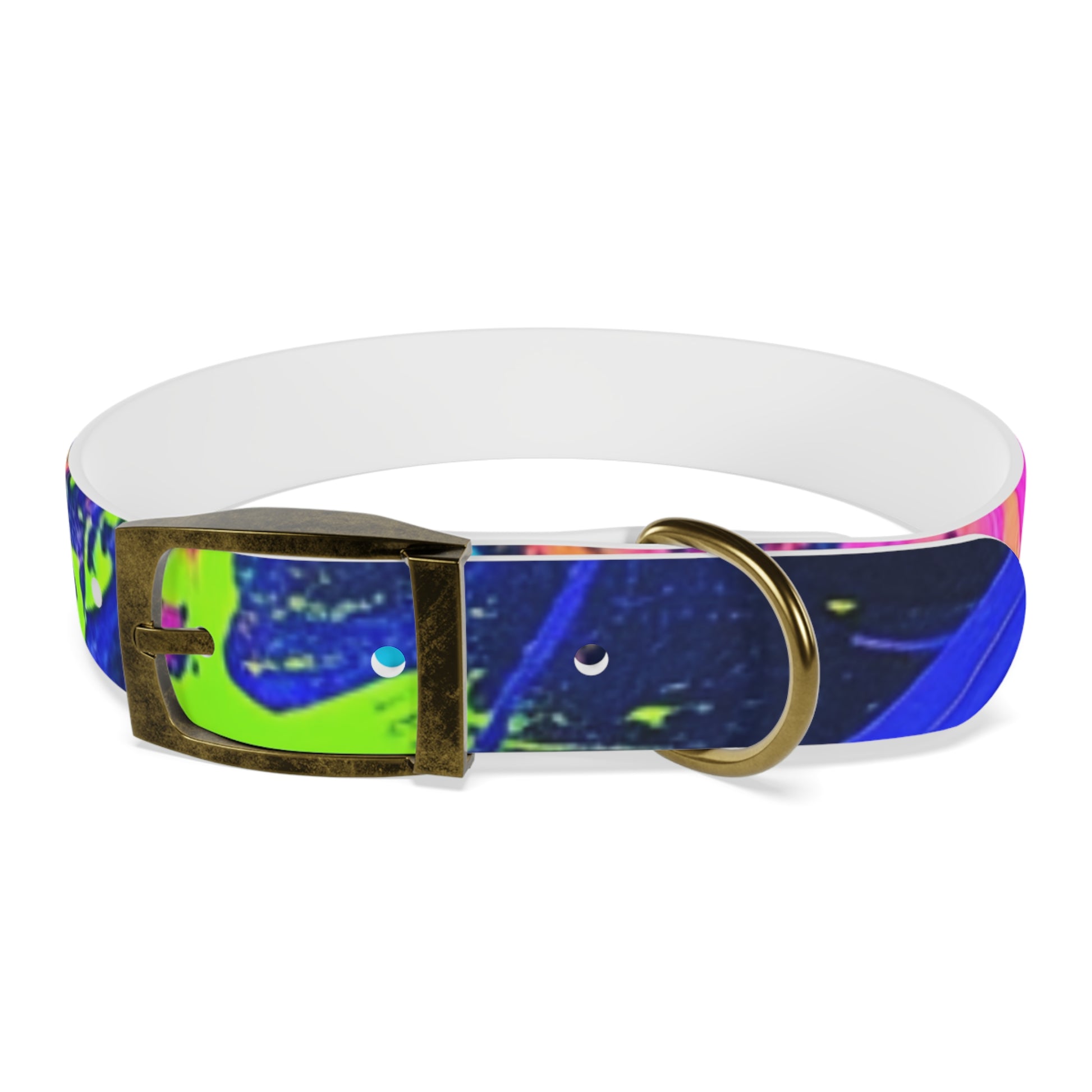 Vibrant Dog Collar - Adjustable Pet Accessory, Colorful Pet Collar for Small and Large Dogs, Fun Dog Gear, Unique Dog Gift, Pet Fashion