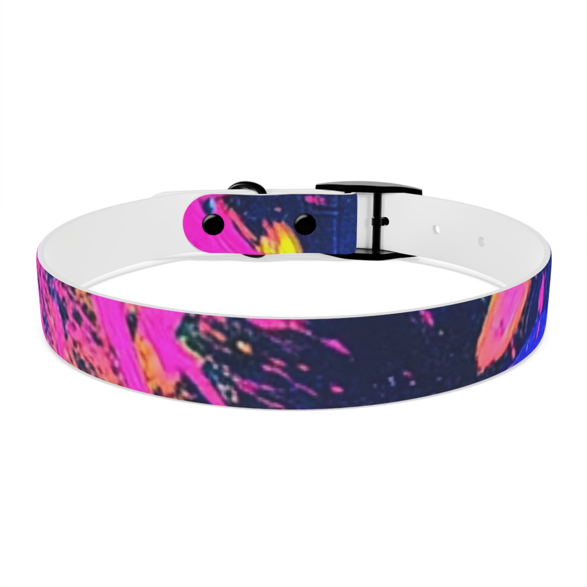 Vibrant Dog Collar - Adjustable Pet Accessory, Colorful Pet Collar for Small and Large Dogs, Fun Dog Gear, Unique Dog Gift, Pet Fashion