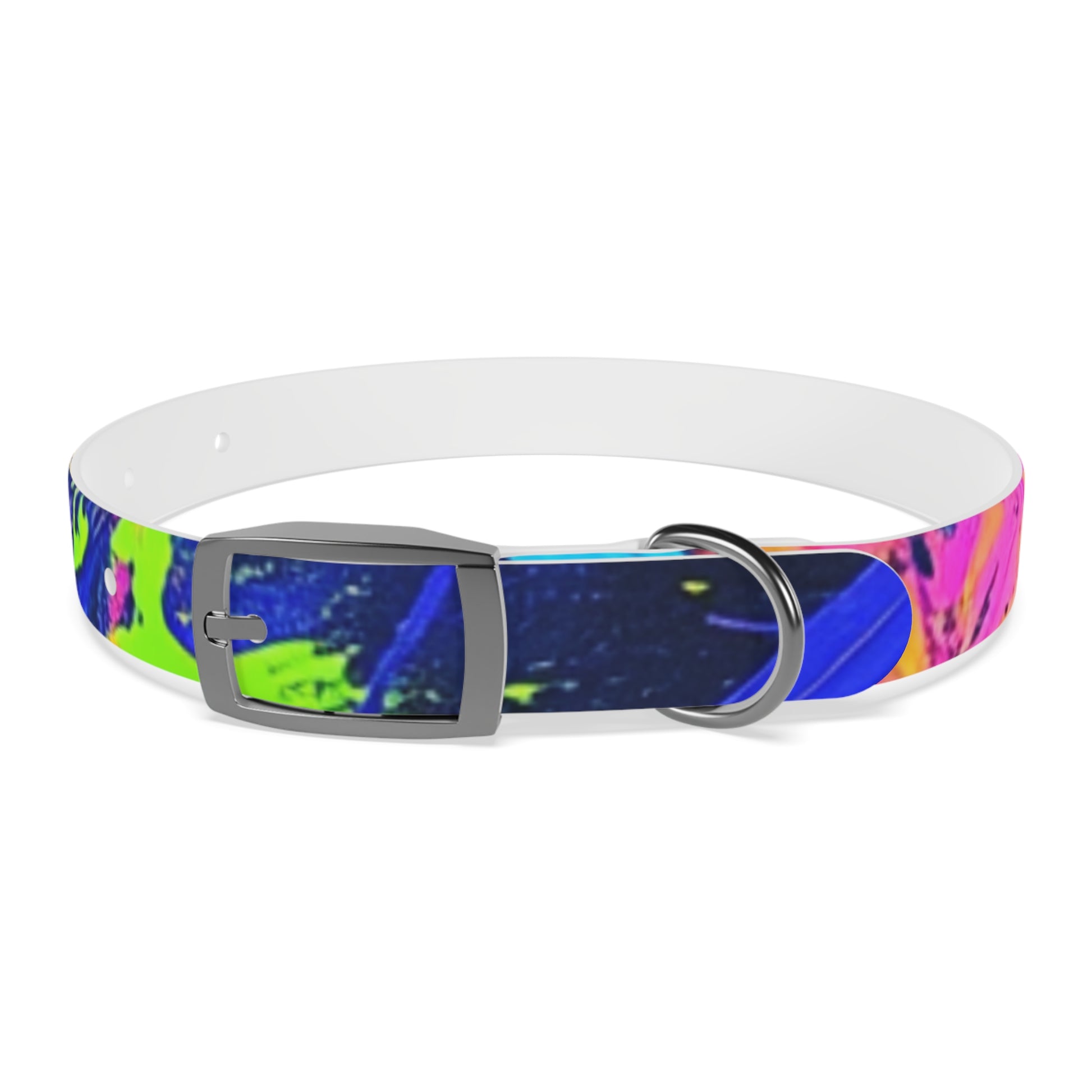 Vibrant Dog Collar - Adjustable Pet Accessory, Colorful Pet Collar for Small and Large Dogs, Fun Dog Gear, Unique Dog Gift, Pet Fashion