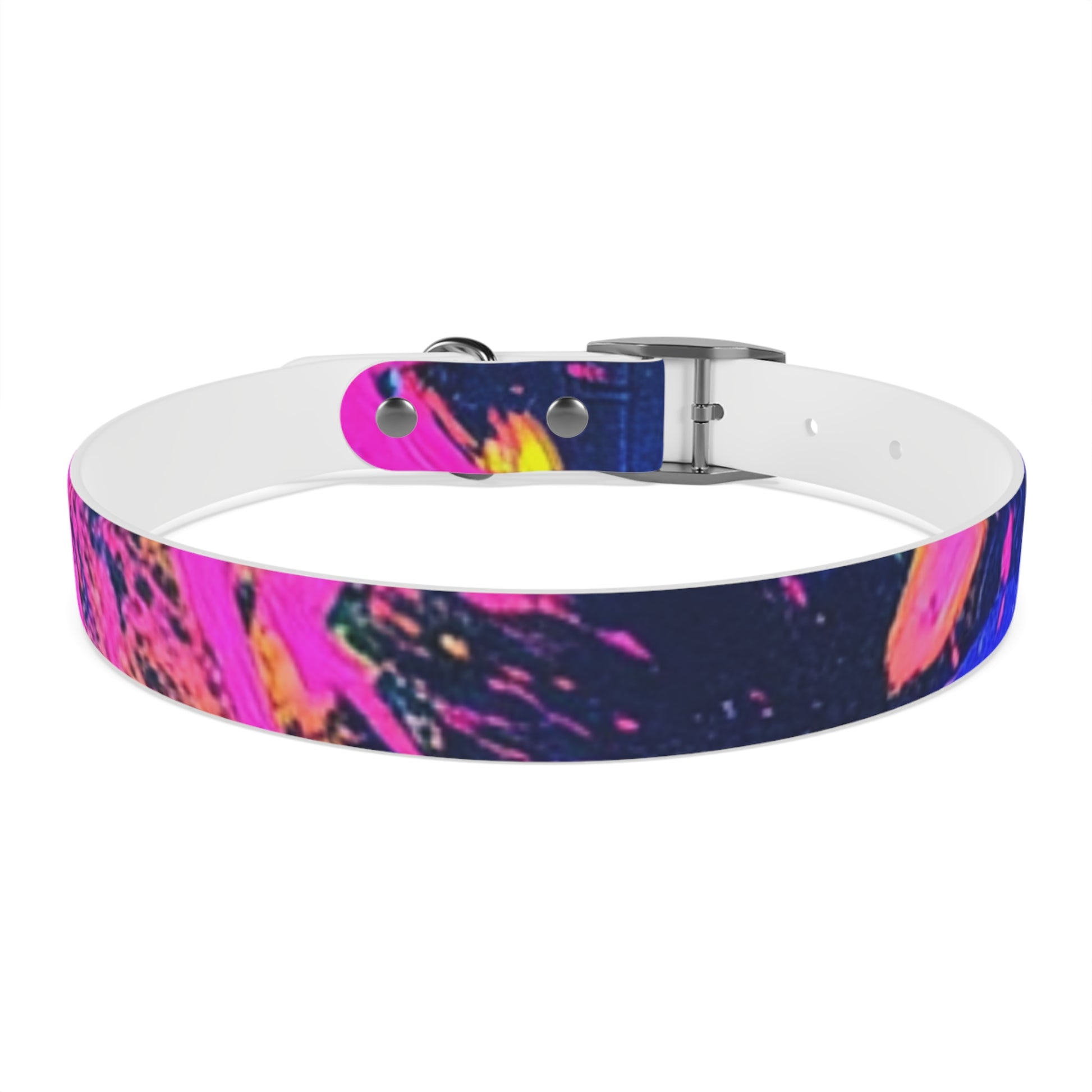 Vibrant Dog Collar - Adjustable Pet Accessory, Colorful Pet Collar for Small and Large Dogs, Fun Dog Gear, Unique Dog Gift, Pet Fashion